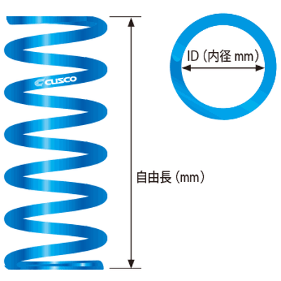 Cusco Coil Spring ID 65m - L 180mm- Blue