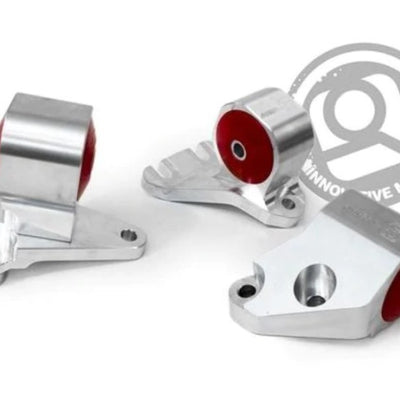 Innovative 92-93 Integra (Non GSR) B-Series Silver Aluminum Mounts 95A Bushings