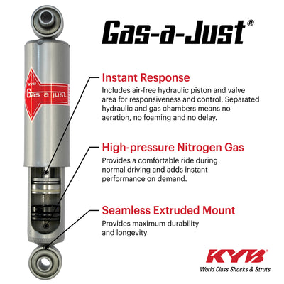 KYB 22-25 Nissan Frontier Pro-X / Pro-4X Gas-A-Just Gas Shock - Rear