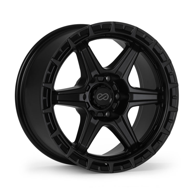 Enkei Trail-Finder 18x9 / 6x139.7 BP / ET-12 / 106.1mm Bore - Matte Black Wheel