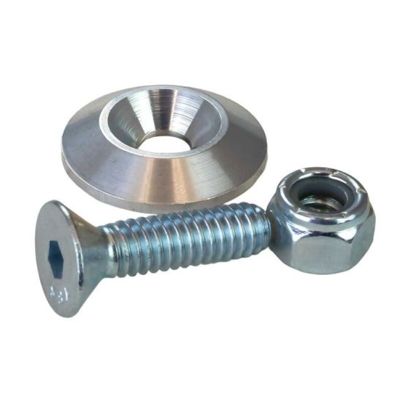 Moroso 1in Taper Washer - Raw (10 Pack w/Hadware)