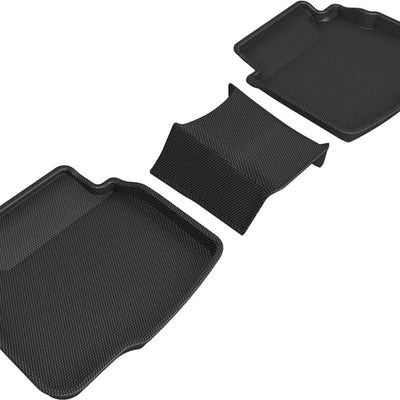 3D MAXpider Custom Fit Kagu Floor Mat For 20-22 Subaru Legacy / Outback - 2nd Row (Black)