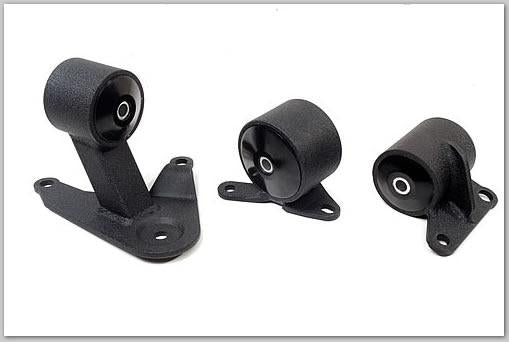 Innovative 92-96 Prelude F-Series/H-Series Black Steel Mounts 75A Bushings