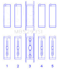 King Engine Bearings GM Vortex / Gen III IV LS-Series Main Bearing Set