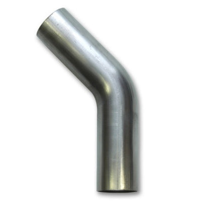 Vibrant 5in O.D. T304 SS 45 deg Mandrel Bend 6in x 6in leg lengths (7.5in Centerline Radius)