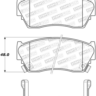 StopTech Street Brake Pads - Front