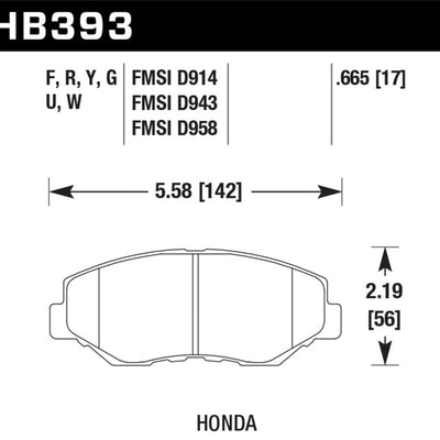 Hawk 12-15 Honda Civic Si / 03-14 Honda Accord Sedan/Coupe DTC-70 Race Front Brake Pads