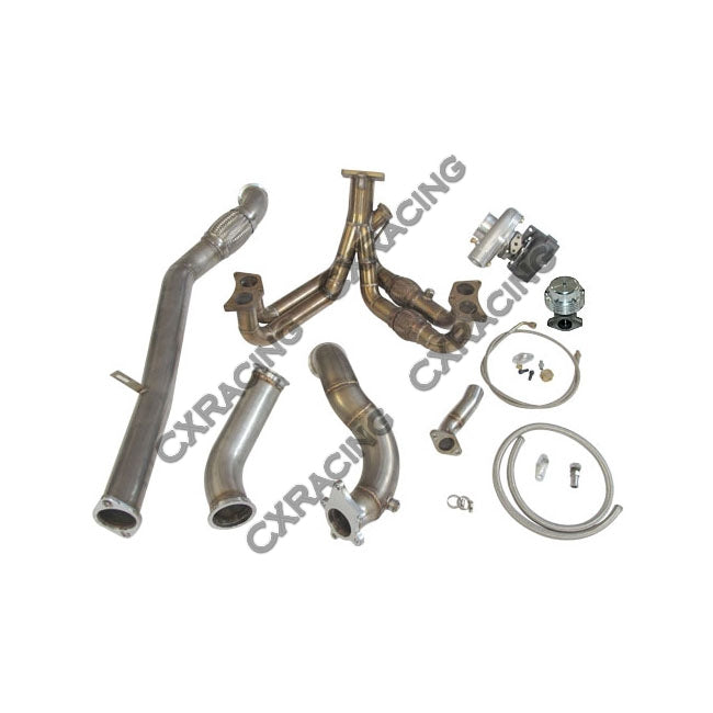 CXRacing Ball-Bearing Turbo Kit w/ Headers, Piping - BRZ / FRS / 86