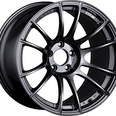SSR GTX04 18x10.5 5x114.3 15mm Offset Dark Gunmetal Wheel