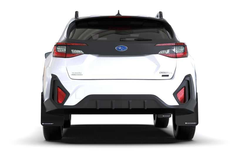 Rally Armor 24-25 Subaru Crosstrek Black UR Mud Flap Grey Logo