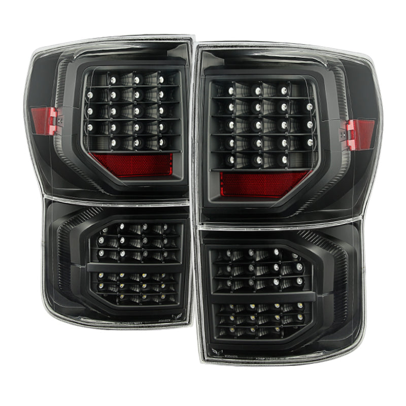 xTune Toyota Tundra 07-13 LED Tail Lights Black ALT-JH-TTU07-LED-G2-BK