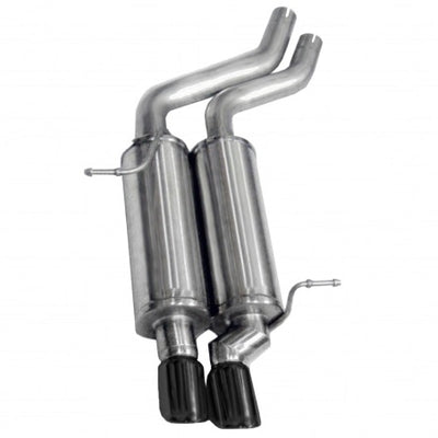 Corsa 2001-2006 BMW 325i/ci Convertible E46 Black Sport Axle-Back Exhaust