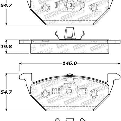 StopTech Street Select Brake Pads