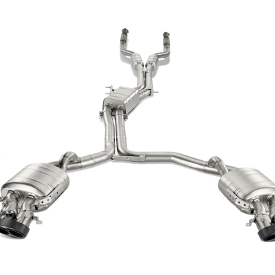 Akrapovic 14-17 Audi RS7 Sportback (C7) Evolution Line Cat Back (Titanium) w/ Carbon Tips