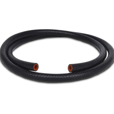 Vibrant 1/4in (6mm) I.D. x 5 ft. Silicon Heater Hose reinforced - Black