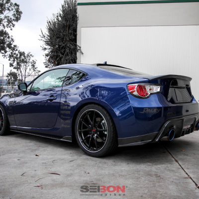 Seibon 12-13 BRZ/FRS KC Style Carbon FIber Rear Lip