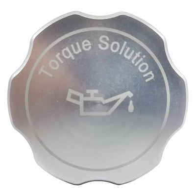 Torque Solution Billet Oil Cap 89+ Subaru - Silver