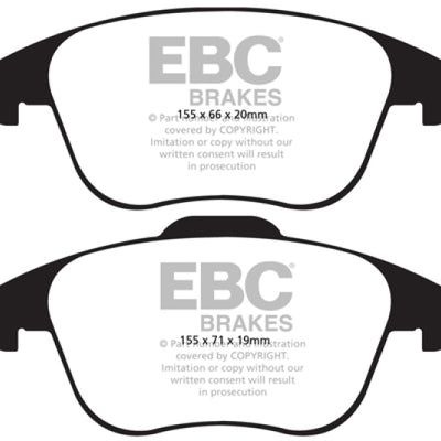 EBC 15 and up Audi Q3 2.0 Turbo Redstuff Front Brake Pads