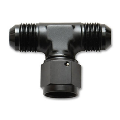 Vibrant -6AN Tee Fitting with Female -6AN Swivel On Side