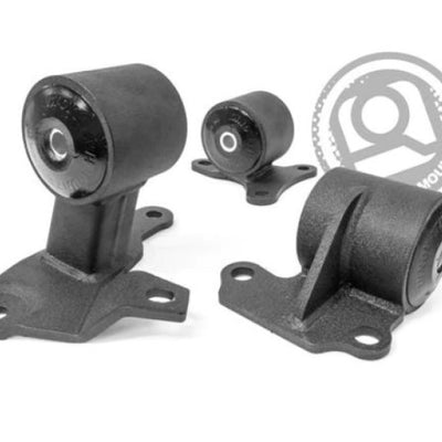 Innovative 94-97 Accord H-Series Black Steel Mounts 95A Bushings (Auto to Manual)