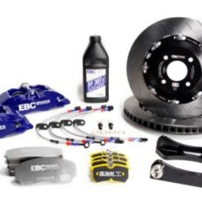 EBC Racing 12-20 Audi A3 (8V) 1.8T Blue Apollo-4 Calipers 330mm Rotors Front Big Brake Kit