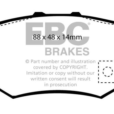 EBC Brakes Bluestuff Street and Track Day Brake Pads