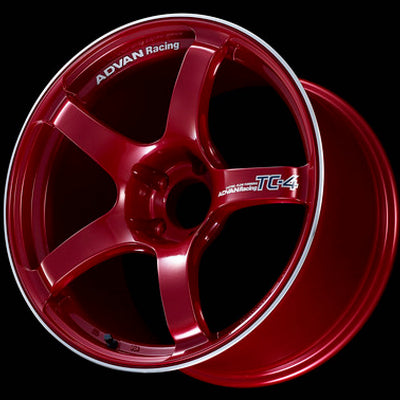 Advan TC4 18x9.5 +45 5x100 Candy Racing Red