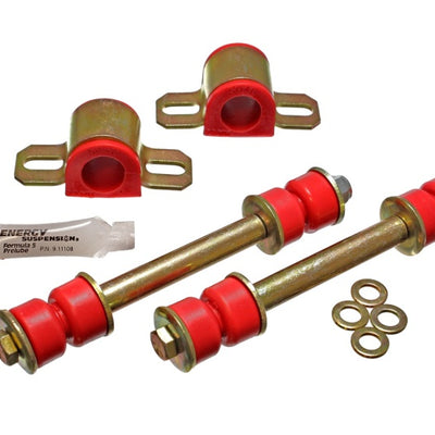 Energy Suspension 86-97 Nissan 720 & Hardbody PickUp 2WD Red 23mm Front Sway Bar Frame Bushings