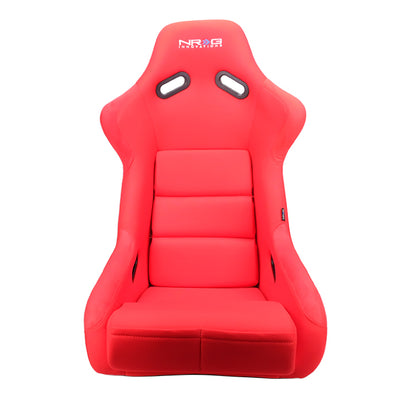 NRG FRP Bucket Seat (Red Cloth) - Large