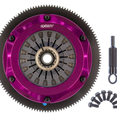 Exedy 2005-2005 Saab 9-2X Aero H4 Hyper Twin Cerametallic Clutch Sprung Center Disc Pull Type Cover