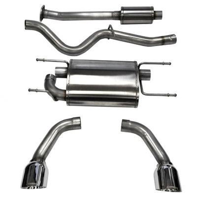 Corsa 2012-2025 Scion FRS / Subaru BRZ Polished Sport Cat-Back Exhaust