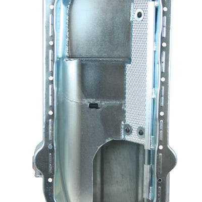 Moroso 80-85 Chevrolet SBC (w/Passenger Side Dipstick) Wet Sump 5.5qt 7.5in Steel Oil Pan - Black