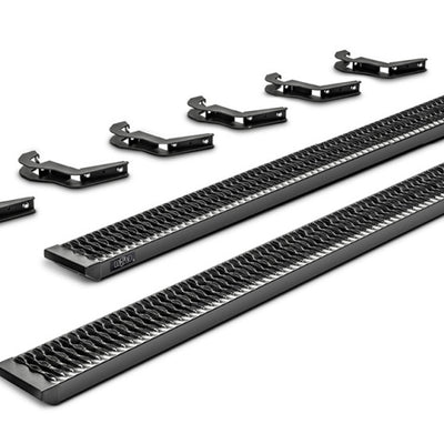 N-Fab Growler Fleet 07-19 Toyota Tundra Quad Cab - Cab Length - Tex. Black