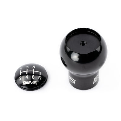 AMS Performance Subaru WRX/STi 6-Speed Billet Shift Knob (Incl Red, Black, & Gunmetal Cap)