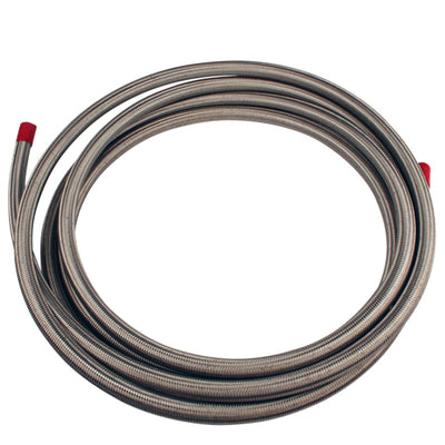 Aeromotive SS Braided Fuel Hose - AN-08 x 16ft