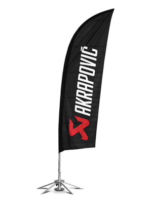 Akrapovic Self-standing flag set with tent flag kit