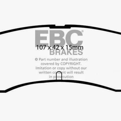 EBC 89-92 Geo Prizm 1.6 SL Ultimax2 Rear Brake Pads