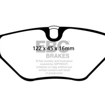 EBC 01-03 BMW 525i 2.5 (E39) Greenstuff Rear Brake Pads