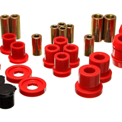 Energy Suspension 00-09 Honda S2000 Red Front End Control Arm Bushing Set