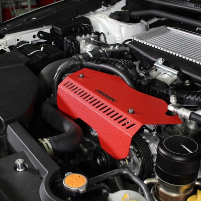 PERRIN 22-25 Subaru WRX Pulley Cover - Red (TALL - For Use w/o PERRIN AOS)