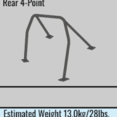 Cusco Safety 21 2-Passenger 4-Point BLK Roll Cage Subaru WRX GDA 01-07 (S/O/No Cancel)