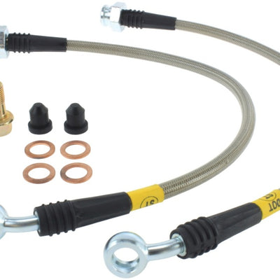 StopTech 09+ Nissan GTR Stainless Steel Rear Brake Lines
