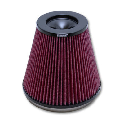 Vibrant The Classic Perf Air Filter 5in Cone OD x 7in Height x 7in Flange ID