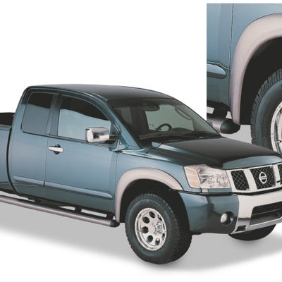 Bushwacker 04-15 Nissan Titan Extend-A-Fender Style Flares 4pc 67.1/78.9/84/96in - Black
