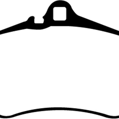 EBC 03-05 Porsche 911 (996) (Cast Iron Rotor only) 3.6 Carrera 4S Redstuff Front Brake Pads