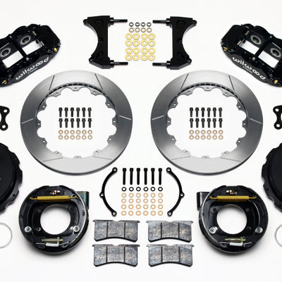 Wilwood Narrow Superlite 4R Rear P-Brk Kit 12.88in Big Ford New Style 2.36in Offset