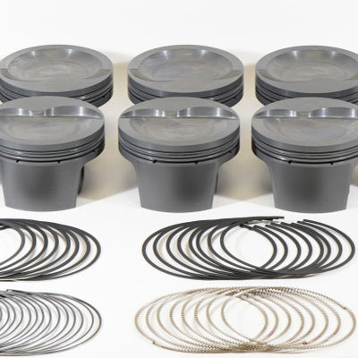 Mahle MS Piston Set SBF 408ci 4.030in Bore 4.000in Stroke 6.25in Rod .927 Pin -26cc 9.5 CR Set of 8