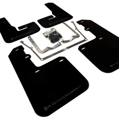 Rally Armor 15-18 VW Jetta Black UR Mud Flap w/Grey Logo