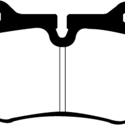 EBC 94-99 BMW M5 3.8 (E34) Redstuff Front Brake Pads