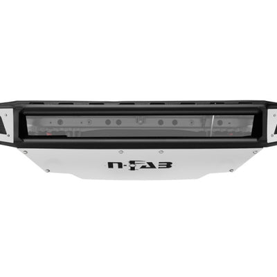 N-Fab M-RDS Front Bumper 14-17 Toyota Tundra - Gloss Black w/Silver Skid Plate
